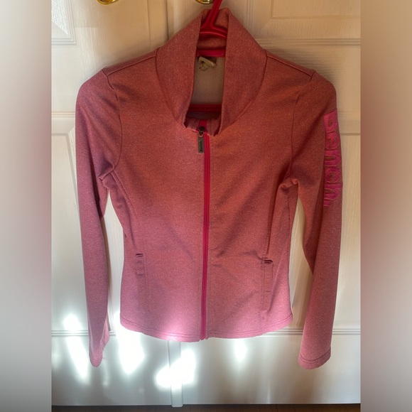 Girls pink bench zip up sweater - Picture 1 of 3